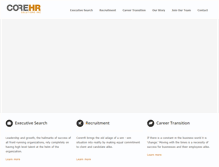 Tablet Screenshot of corehr.ca